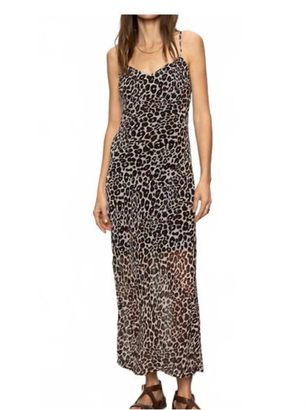 Sanctuary Effortless Slip Dress in Taupe